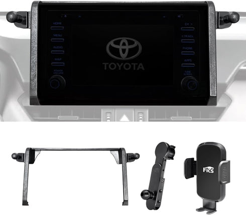 FICS Phone Holder for 8" Monitor Compatible with Toyota RAV4 (RAV4 19~24)