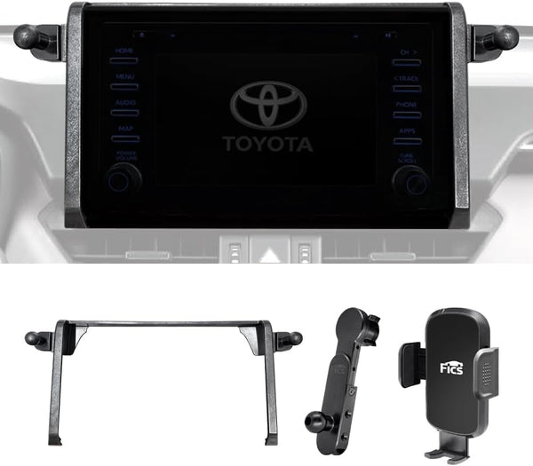FICS Phone Holder for 8" Monitor Compatible with Toyota RAV4 (RAV4 19~24)