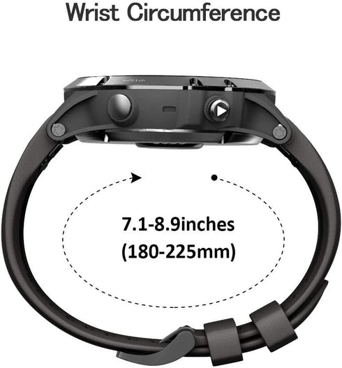 ANCOOL Quickfit 26mm Watch Band for Garmin Fenix 5X/7X/6X, Compatible with Fenix 6X Pro/5X Plus/7X Pro/8 (Black)