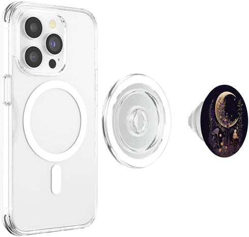 PopSockets PopGrip for MagSafe - on Dark Purple Background