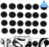 Lsgoodcare 50Pcs Soft Foam Earbud Headphone Ear Pads Replacement Tips for Earphone Headset, Black Color