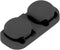 MECCANIXITY Cable Clips Organizer for Desk - 4 Slot Silicone Adhesive Wire Holders for USB Cable, Black