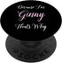 Personalized Ginny Name Cute Pink Girl PopSockets Standard PopGrip