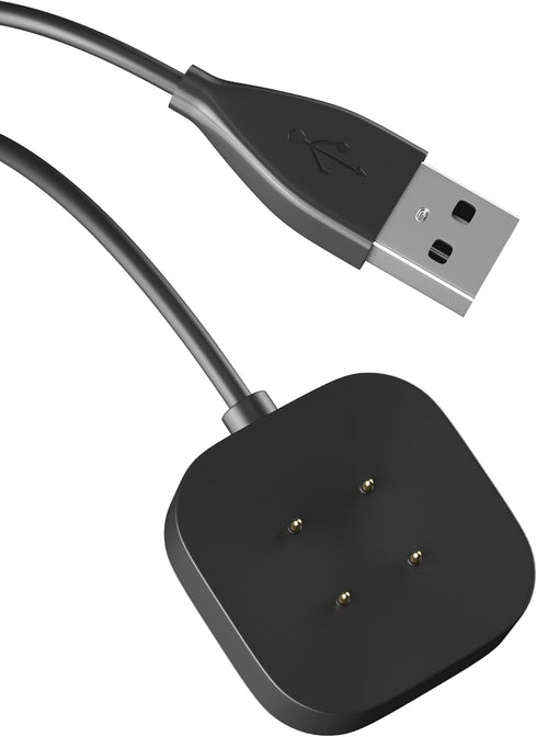 Compatible for Fitbit Sense/Sense 2/Versa 4/3 Charger Replacement 3.3FT USB Magnetic Fast Charging Cable Dock Stand