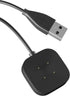 Compatible for Fitbit Sense/Sense 2/Versa 4/3 Charger Replacement 3.3FT USB Magnetic Fast Charging Cable Dock Stand