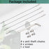 Anti Theft Security Chain, Anti Drop Mount Compatible with Google Nest Cam Outdoor (Battery), 4 Pack (Camera Not