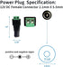 10 Pairs 12V 5A DC Power Plug Connectors - 5.5mm x 2.1mm Male & Female Jacks for LED Strips, CCTV, Security