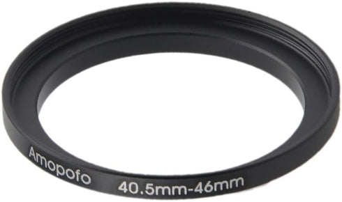 40.5mm to 46mm Step Up Ring Filter Adapter for UV, ND, CPL - Metal Step Up Ring