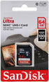 Sandisk 64GB 100MB/s, C10, U1, Ultra SDXC UHS-I Memory Card - Full HD, SD Card