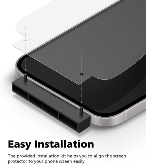 iPhone 15 Pro 2 Pack: 6H Privacy Screen Protector, Anti-Spy, Scratch-Resistant, Case Friendly, Bubble-Free, Easy