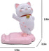 Cute Cat Phone Holder Desk Ornament - Kawaii Phone Stand for All Mobile Smartphones and Tablets
