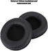 V BESTLIFE 1 Pair Universal 100mm Headphone Pad Replacement, Soft Foam Cushion Noise Reduction Cover, Black
