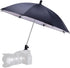 CamRebel DSLR Mirrorless Camera Hot Shoe Umbrella Rain Cover Protector Sunshade (Black)