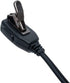 Earpiece with Mic, 2 pin G Shape Headset with Mic Ptt for Baofeng UV-5R, Kenwood Walkie Talkies