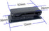 Ranyi 2 Pack 360 Cassette MP3 MP4 Microcassette Universal Rotation Belt Clip for Portable Players Recorders/