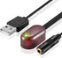 IR Repeater Hidden Infrared Remote Extender System, 1 Receiver 4 Emitters Control Kit, USB Adapter for Amplifier, Cable