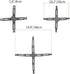 Coret 33 lbs Universal Projector Mount Adjustable Ceiling Wall Mount, Projector Extending Arms Mount for LCD/DLP Home