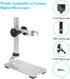 Aluminum Alloy Microscope Stand Holder for Digital Microscope, Durable Metal Bracket with Portable Carrying Case
