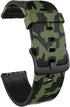 FitTurn 3 Pack Camouflage Bands for KOSPET Tank M1/M1 Pro Smart Watch, Soft Silicone Sport Watchband for Men