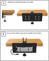 HAVYO Docking Station Side-Mount Bracket Holder-Compatible with Dell/Thunderbolt Dock/Thinkpad USB C Docking Station