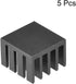uxcell 5pcs Electronic Radiators Heatsink for MOS GPU IC Chip Black 14 x 14 x 10 mm