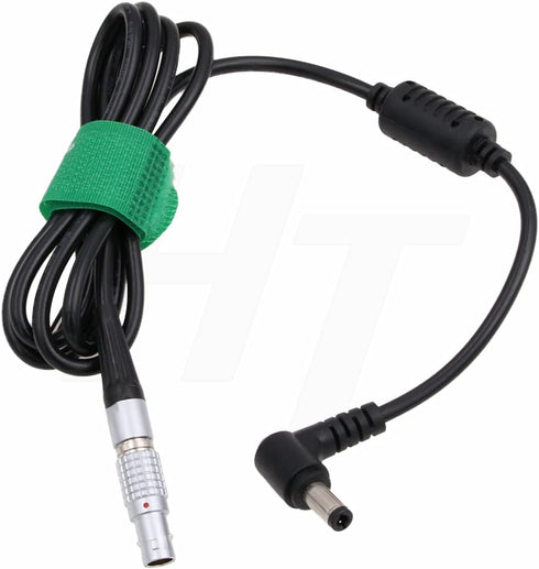 HangTon 12V Right Angle DC Plug to 0B 2 Pin Power Cable for