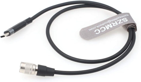 SZRMCC 4 F4 F8 688 644 633 USB C Type-C to Hirose pin Male PD Trigger Power Cable for Zoom Sound Devices (Stright USB