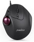 Perixx Perimice-517 Wired Trackball USB Mouse, 7 Button Design, Built-in 1.34 Inch Trackball