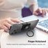 Phone Grip Ring Holder, Wireless Charging Friendly, Foldable & Adjustable Double Metal Stand for iPhone Samsung & Other