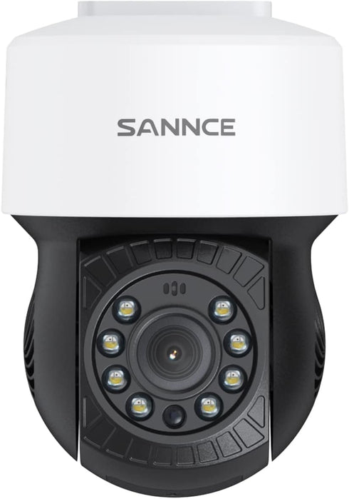 SANNCE 1080P PT Dome Camera, 2MP Pan/Tilt 360° Digital Zoom Outdoor Security Camera, 30M Night Vision for Analog CCTV