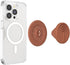 PopSockets Round Phone Grip - Compatible with MagSafe, Adapter Ring Included, Wireless Charging Compatible
