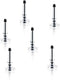 Digiroot High Precision Disc Tips Replacements for Capacitive Stylus Pens (6-Pack)