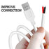 WMSDGZAI 24AWG 2.0 2 5V 2A 1.64FT 5PACK) USB Male Pin Bare Wire Pigtail Cable, USB Extension Cable Open End for DIY