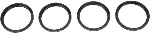 Yunir +1, +2, +4, +10 (62mm) Close Up Macro Lens Filter Kit with Lenses for Photography, Optical Glass Filters, Double