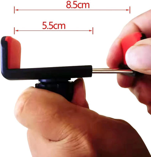 Ring Light Phone Holder Attachment, Replacement for Live Stream, Adjustable Compatible for Most Cellphones