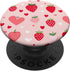 Cute Strawberry Heart Pattern PopSockets Standard PopGrip
