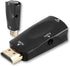 Sonew HD 1080P Female to VGA Female Converter Adapter with 3.5mm Audio Output Cable for PC/Laptop/DVD