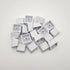 OEM Profile White Blank Keycaps, PBT Material 1U R4 for MX Switches Mechanical Keyboard (White, 100pcs)