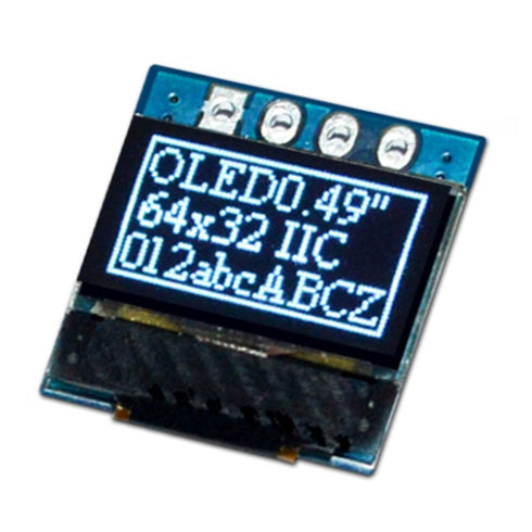 Senzooe 0.49 inch OLED LCD 4pin module 64x32 serial port IIC driver SSD1315