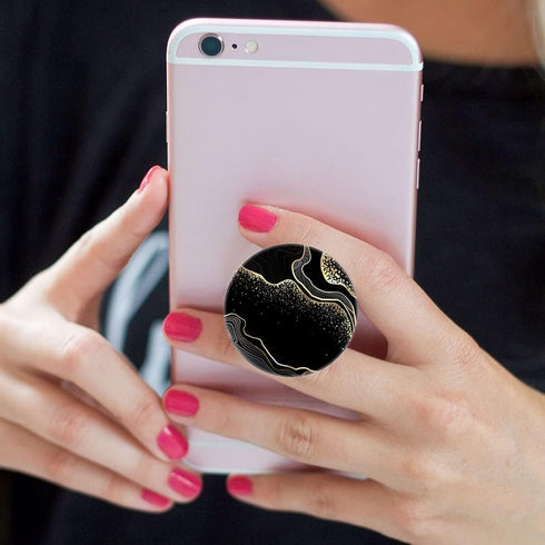6 Pack Cellphone Phone Grip and Smartphones Stand, Collapsible Cell Phone Expanding Holder for Phone - Blue Green Black Rose Gold Marble, LJ003