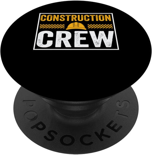 Construction Crew Tool Shovel Craftsman Concrete Building PopSockets Swappable Grip