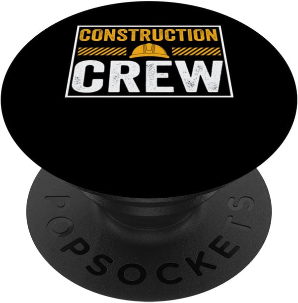 Construction Crew Tool Shovel Craftsman Concrete Building PopSockets Swappable Grip