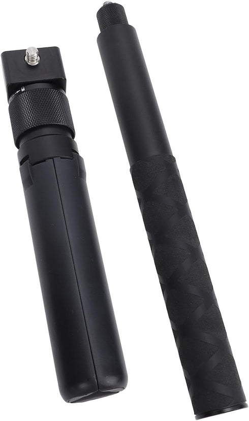 Serounder 47in 6.9in 1/4 X4 X3 X2 Invisible Selfie Stick, Time Tripod Camera Selfie Stick with Screw Extendable
