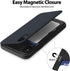 GOOSPERY Magnetic Secure Bumper Case Compatible with iPhone Xs / X, Card Holder Wallet Case with Easy Magnet Closure