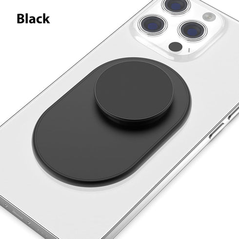 Magnetic Phone Grip for MagSafe, Phone Ring Holder Finger Kickstand Wireless Charging Compatible, Adjustable Magnet Phone Rings Gripper Stand for iPhone Mag-Safe Accessories - Black