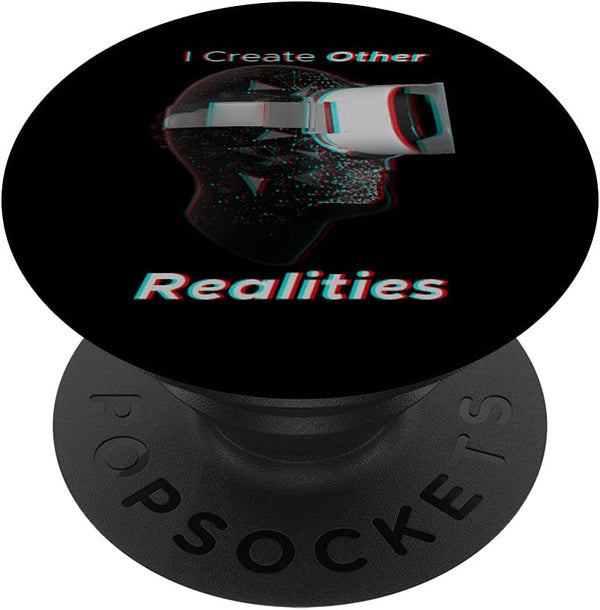 VR Virtual Reality or AR Augmented Design for Programmers PopSockets Swappable PopGrip