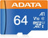 ADATA 64GB 10 V10 A1 100 (AUSDX64GUICL10A1-RA1) Premier MicroSDHC/SDXC UHS-I Class Memory Card with Adapter Read up