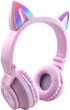 Cat Ear Bluetooth Headphones, Toddlers Kids Wireless Headphones for Boys and Girls, Compatible with Amazon Fire