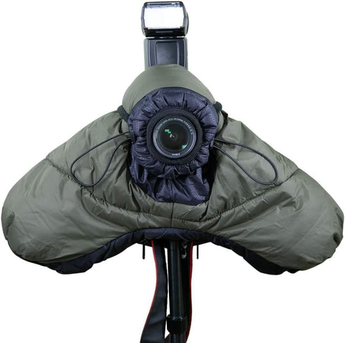 CamRebel 24-70mm, 24-105mm, 15-85mm,18-135mm, 55-205mm, 70-200mm Cold-Proof Warm Cover for DSLR Camera, Camera Rain