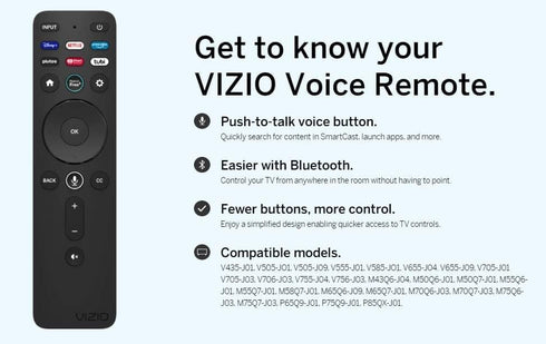 VIZIO XRT260 Voice Remote